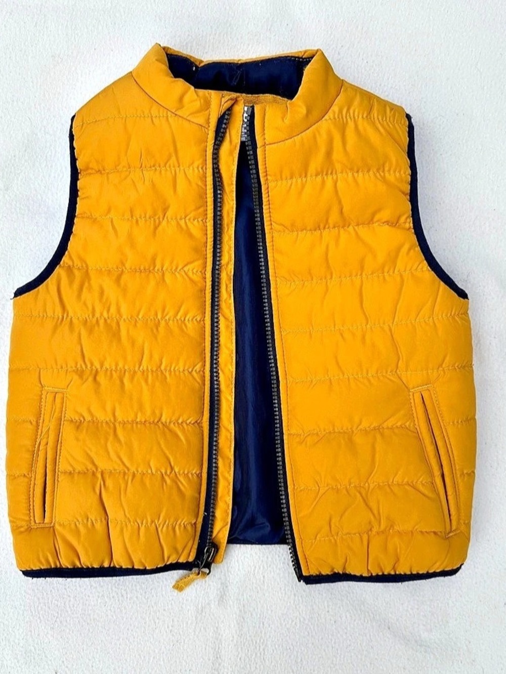Carter's Quilted Puffer Vest in Yellow Boys 4T